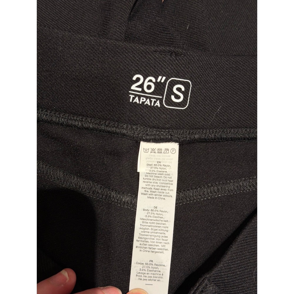 Tapata Womens Black Flare Leg Dress Pants Trousers Size 26 Short NWT - Picture 4 of 6